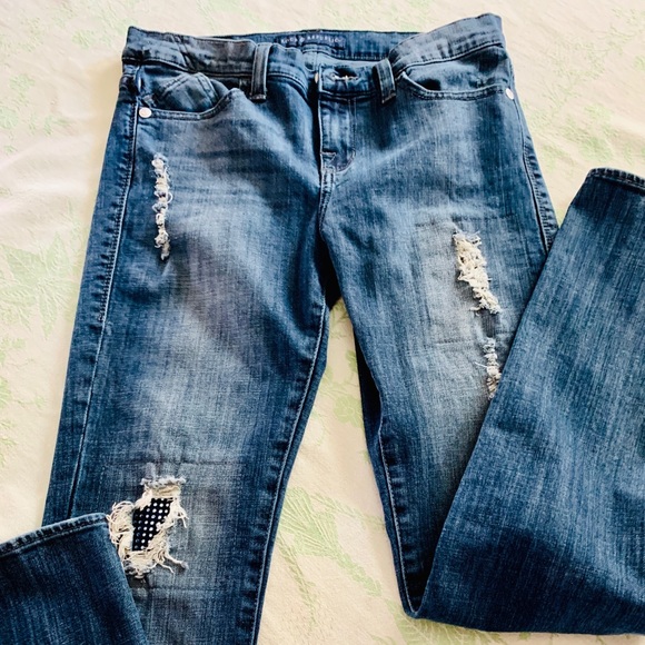 Rock & Republic Denim - Rock & Republic Embellished Distressed Jeans